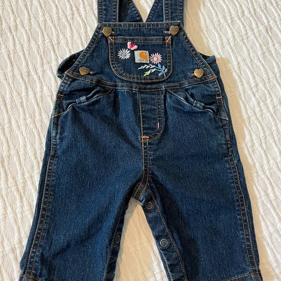 Carhartt Other - Carhartt Blue Denim Overalls Adjustable Straps Sturdy Design